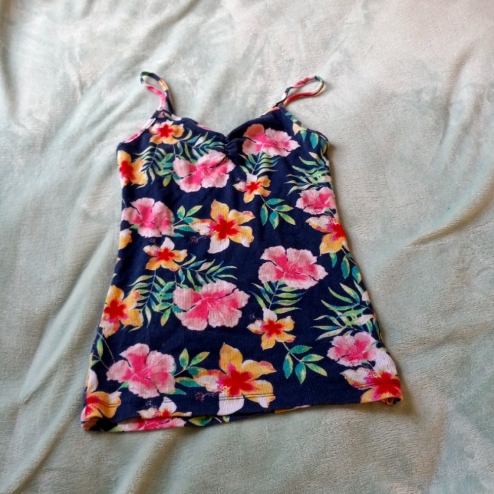 Floral tank top